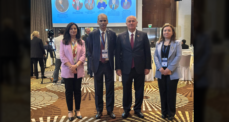 The Federal Ombudsman of Pakistan, Mr. Naveed Kamran Baloch and Chief Ombudsman of Türkiye, Mr. Mehmet Akarca with other participants of the International Baku Ombudsmen Summit held in Baku (Azerbaijan) on 18-19 June, 2026.