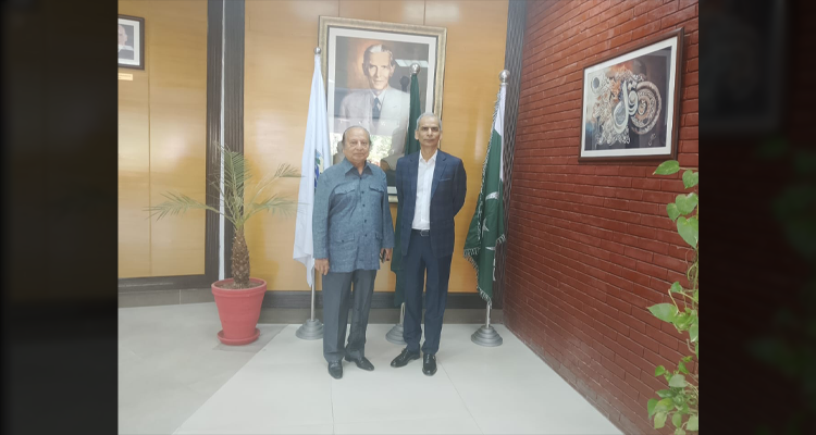 Distinguished bureaucrat, writer and former Principal Secretary to the Prime Minister, Mr. Saeed Mehdi met the Wafaqi Mohtasib, Mr. Naveed Kamran Baloch in his office in Islamabad on 08.07.2026.